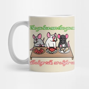 Build A Longer Table, Not A Higher Wall (Full Color Version) Mug